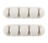 Cable Management Hook & loop set - 5pcs, white