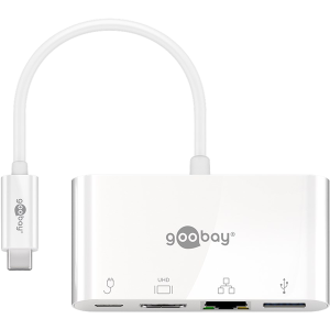 USB-C ADAP/A 3.0+ HDM Gigab. Ethern, +C 3 A 60W BOX